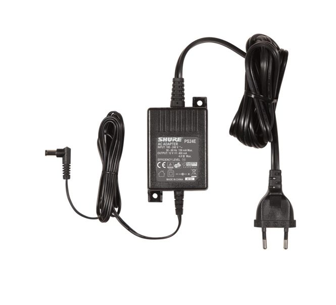 Hovedbilde Shure PS24E PSU Strømforsyning for BLX, QLXD, SLX, P3T, GLXD6 og UABIAST