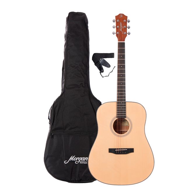 Hovedbilde Morgan GPW11N Western Gitarpakke, Naturel