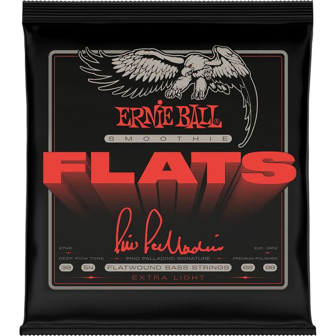 Hovedbilde Ernie Ball 2748 Pino Palladino Smoothie Flats Bass Strings 38-98