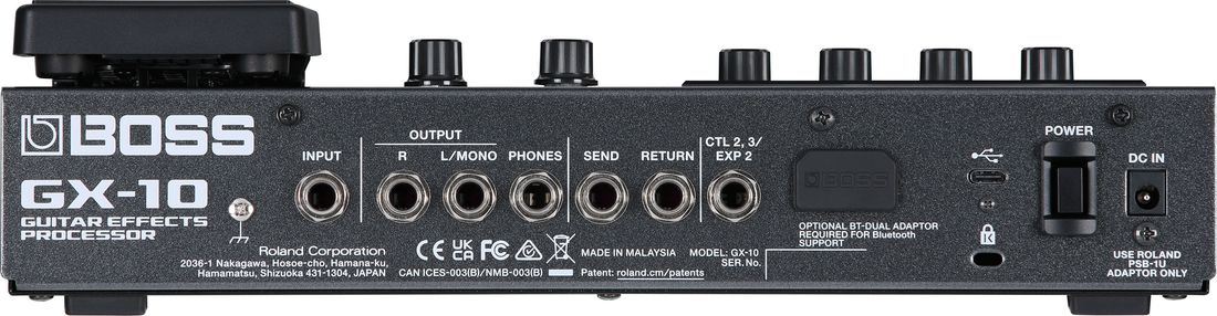 Boss GX-10 Gitar/Bass Effekt Prosessor