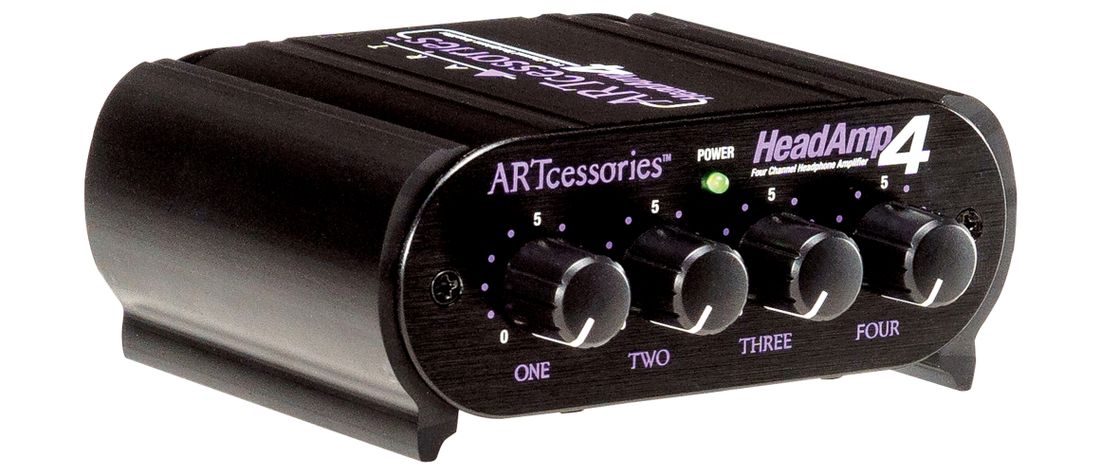 ART HeadAmp4 – Kraftig 4-kanals hodetelefonforsterker for studio og øving