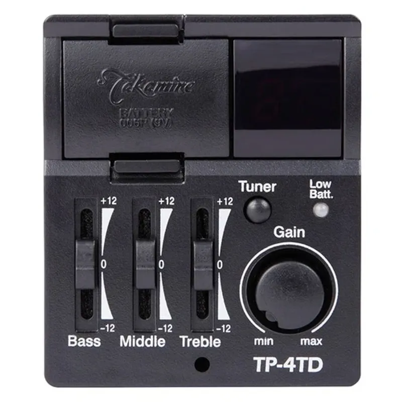 Takamine GF30CE-BLK m/ TP-4TD preamp, FXC kropp, Black