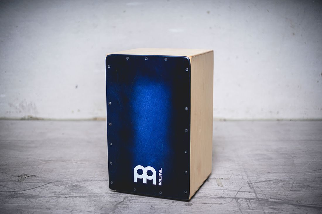 Meinl Percussion SC100BLB Snarecraft Cajon 100, Blue Burst