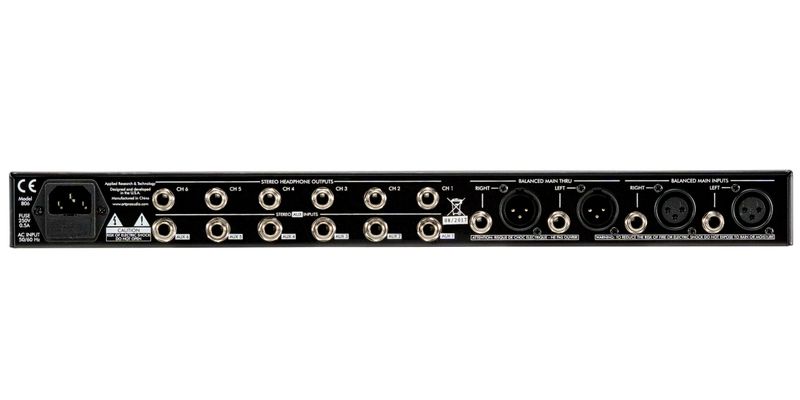 ART HeadAmp6 Pro – 6-kanals profesjonell hodetelefonforsterker