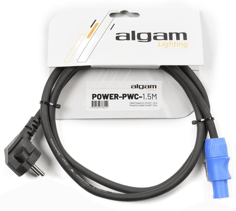 Algam POWER-PWC-1.5M – PowerCon Strømkabel, 3 x 1.5 mm²