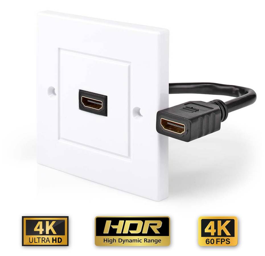 Nedis HDMI Veggboks, 4K@60Hz, 18 Gbps