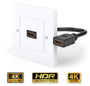 Hovedbilde Nedis HDMI Veggboks, 4K@60Hz, 18 Gbps