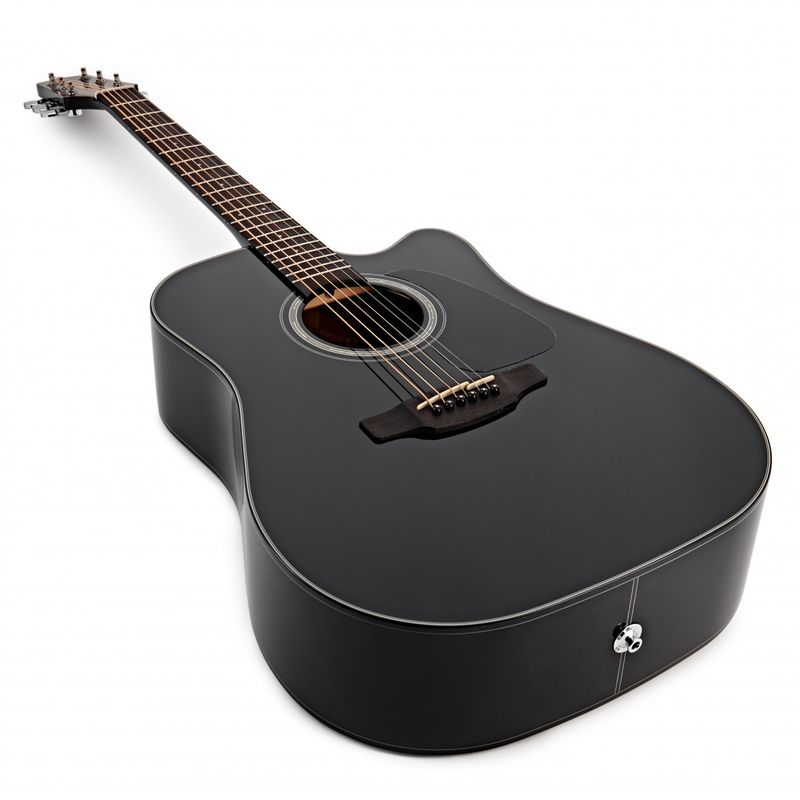 Takamine GD30CE-BLK m/ TP-4TD preamp, Dreadnought kropp, Black
