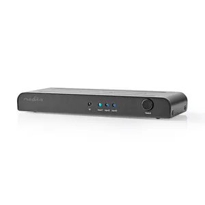 Hovedbilde Nedis HDMI Switch, 3x HDMI Innganger, 1x HDMI-utgang, 4K@60Hz, 18 Gbps