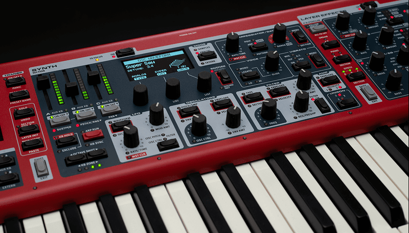 Nord Stage 4, 73 fullvektede Triple Sensor tangenter