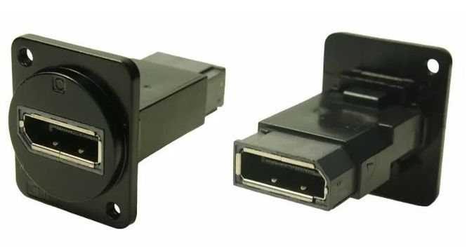 Hovedbilde RS PRO Straight AV Adapter DisplayPort Female Feed Through