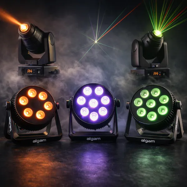 Lys, laser, røykmaskiner og lyseffekter fra Sound1.com