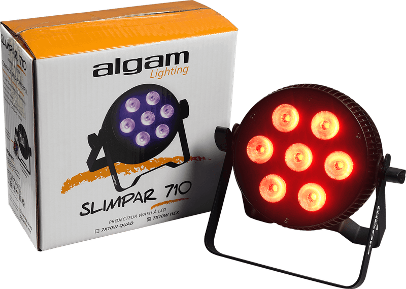 Algam Lighting Slimpar 710 HEX LED floodlight (RGBW + Amber + UV)