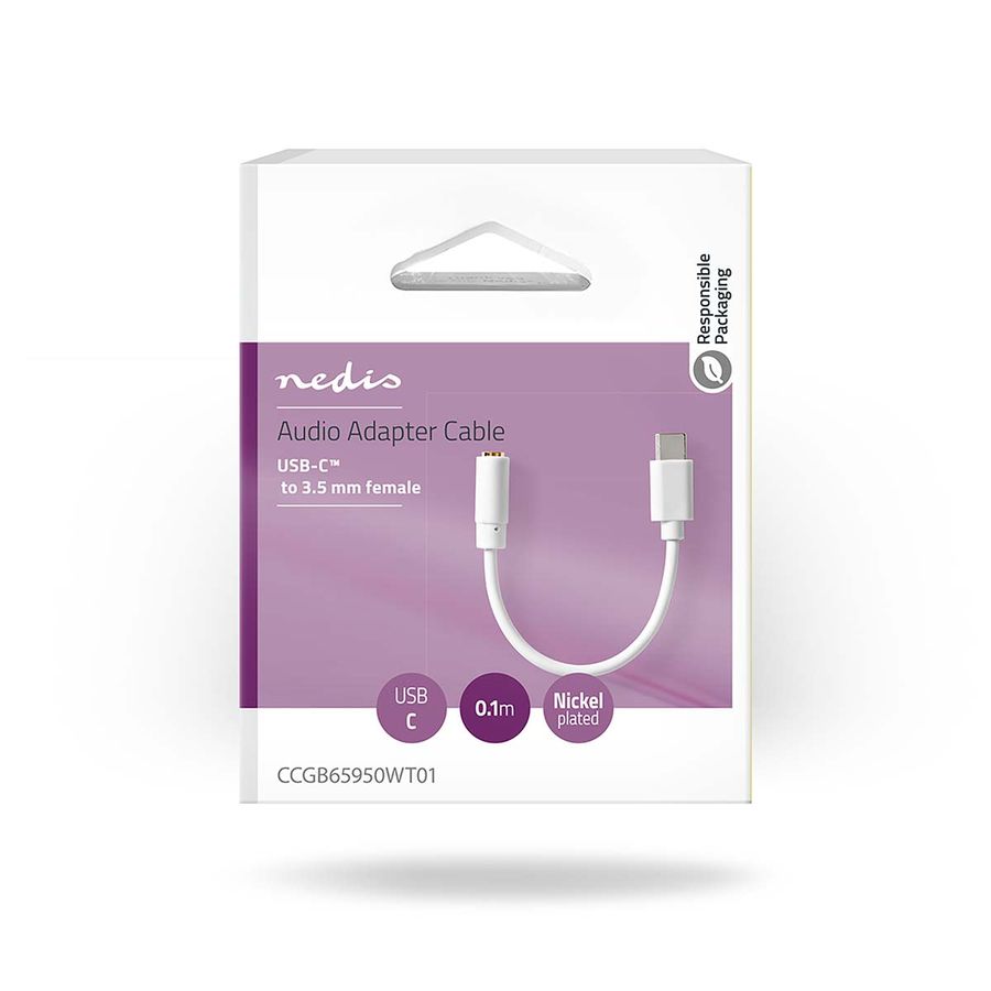 Nedis USB-C Adapter, 0.10 m