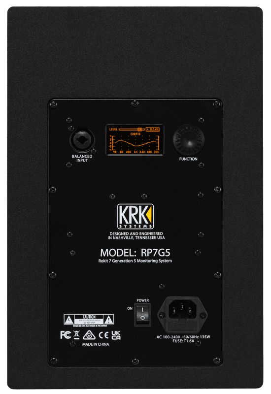 KRK RoKIT RP7G5 Aktiv Studiomonitor med grafisk DSP