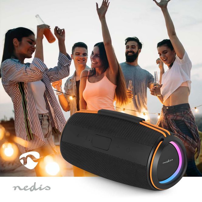 Hovedbilde Nedis Bluetooth Partyhøyttaler, 60W stereo kompakt og kraftig høyttaler