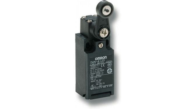 Hovedbilde Omron D4N-1120 Grensebrytere, Rullespak, 1NC + 1NO, 2 hurtigkontakter
